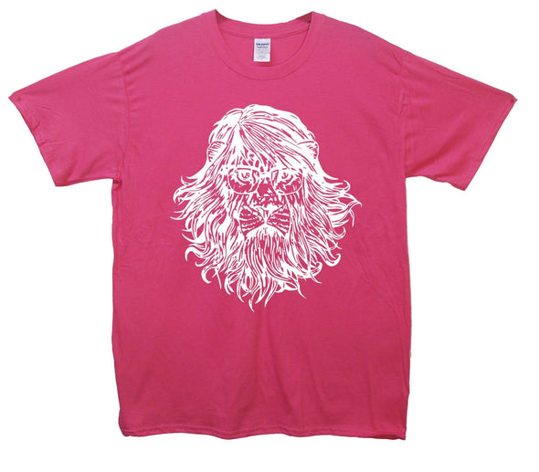 Hipster Glasses Lion Printed T-Shirt - Mr Wings Emporium 