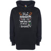 How Naughty Can I Be & Still Get What I Want Funny Christmas Printed Hoodie - Mr Wings Emporium 