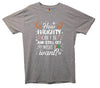 How Naughty Can I Be & Still Get What I Want Funny Christmas Printed T-Shirt - Mr Wings Emporium 
