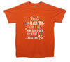 How Naughty Can I Be & Still Get What I Want Funny Christmas Printed T-Shirt - Mr Wings Emporium 