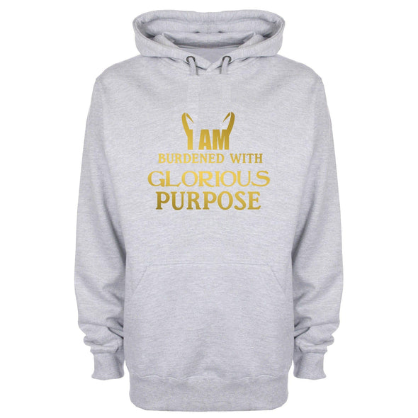 I Am Burdened With Glorious Purpose Printed Hoodie - Mr Wings Emporium 