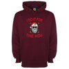 I Do It For The Ho's Cool Santa Printed Hoodie - Mr Wings Emporium 