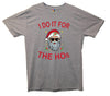 I Do It For The Ho's Cool Santa Printed T-Shirt - Mr Wings Emporium 