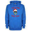 I Do It For The Ho's Masked Santa Printed Hoodie - Mr Wings Emporium 