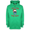I Do It For The Ho's Masked Santa Printed Hoodie - Mr Wings Emporium 