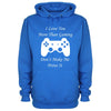 I Love You More Than Gaming Printed Hoodie - Mr Wings Emporium 