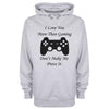 I Love You More Than Gaming Printed Hoodie - Mr Wings Emporium 