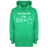 I'm Not 40, I'm 39 Plus One Printed Hoodie - Mr Wings Emporium 