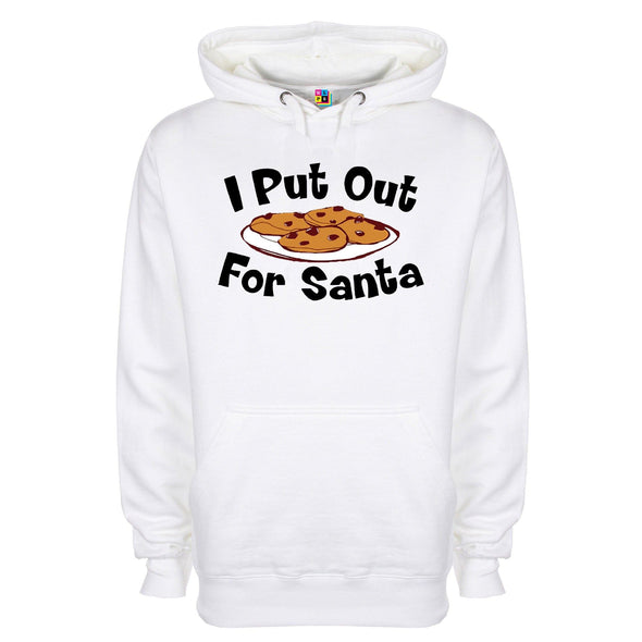 I Put Out For Santa Printed Hoodie - Mr Wings Emporium 