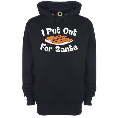 I Put Out For Santa Printed Hoodie - Mr Wings Emporium 