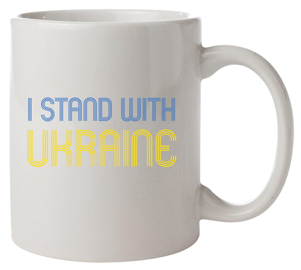 I Stand With Ukraine Printed Mug - Mr Wings Emporium 