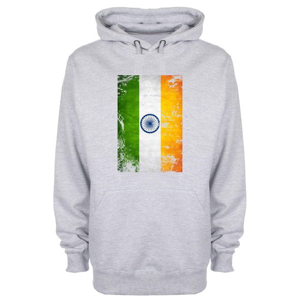 India Distressed Flag Printed Hoodie - Mr Wings Emporium 