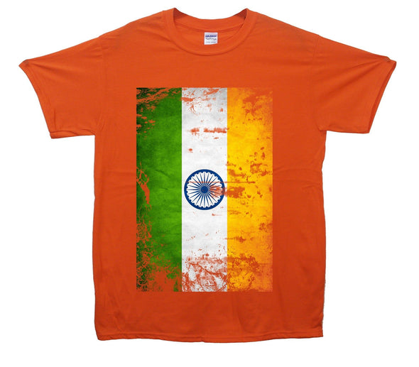 India Distressed Flag Printed T-Shirt - Mr Wings Emporium 