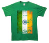 India Distressed Flag Printed T-Shirt - Mr Wings Emporium 