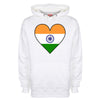 India Flag Heart Printed Hoodie - Mr Wings Emporium 