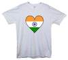 India Flag Heart Printed T-Shirt - Mr Wings Emporium 