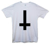 Inverted Cross Printed T-Shirt - Mr Wings Emporium 