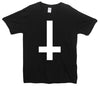 Inverted Cross Printed T-Shirt - Mr Wings Emporium 