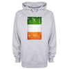 Ireland Distressed Flag Printed Hoodie - Mr Wings Emporium 