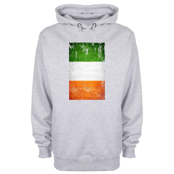 Ireland Distressed Flag Printed Hoodie - Mr Wings Emporium 