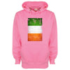 Ireland Distressed Flag Printed Hoodie - Mr Wings Emporium 