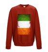 Ireland Distressed Flag Printed Sweatshirt - Mr Wings Emporium 