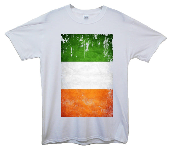 Ireland Distressed Flag Printed T-Shirt - Mr Wings Emporium 