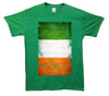 Ireland Distressed Flag Printed T-Shirt - Mr Wings Emporium 