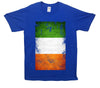 Ireland Distressed Flag Printed T-Shirt - Mr Wings Emporium 