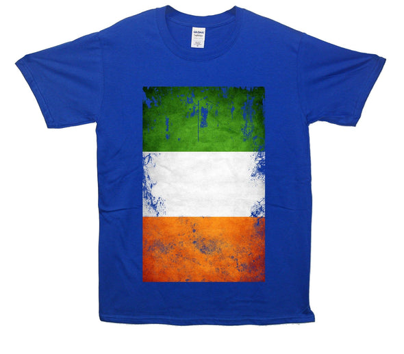 Ireland Distressed Flag Printed T-Shirt - Mr Wings Emporium 