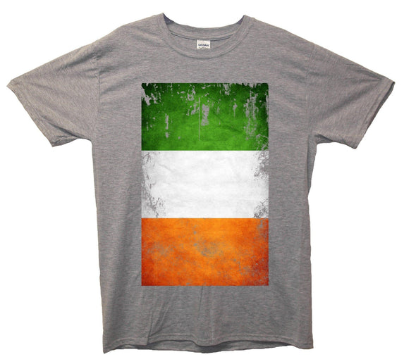 Ireland Distressed Flag Printed T-Shirt - Mr Wings Emporium 