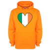 Ireland Flag Heart Printed Hoodie - Mr Wings Emporium 