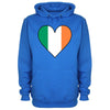 Ireland Flag Heart Printed Hoodie - Mr Wings Emporium 