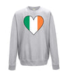 Ireland Flag Heart Printed Sweatshirt - Mr Wings Emporium 