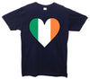 Ireland Flag Heart Printed T-Shirt - Mr Wings Emporium 
