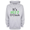 It's Weed O'Clock Printed Hoodie - Mr Wings Emporium 