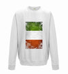 Italy Distressed Flag Printed Sweatshirt - Mr Wings Emporium 