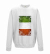 Italy Distressed Flag Printed Sweatshirt - Mr Wings Emporium 