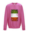 Italy Distressed Flag Printed Sweatshirt - Mr Wings Emporium 