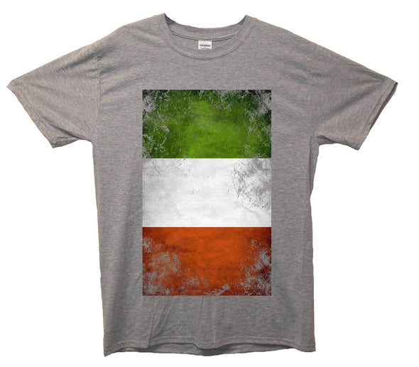 Italy Distressed Flag Printed T-Shirt - Mr Wings Emporium 