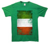 Italy Distressed Flag Printed T-Shirt - Mr Wings Emporium 