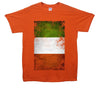 Italy Distressed Flag Printed T-Shirt - Mr Wings Emporium 