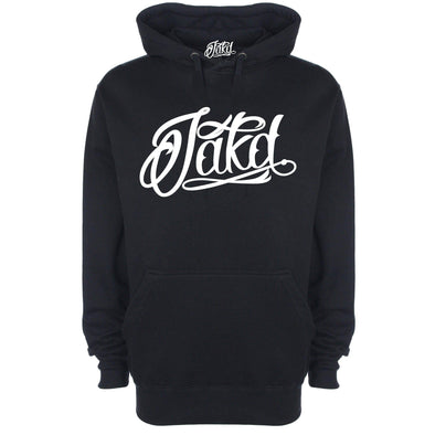 Jakd London Collection Logo Printed Hoodie - Mr Wings Emporium 