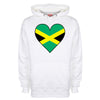 Jamaica Flag Heart Printed Hoodie - Mr Wings Emporium 
