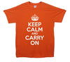 Keep Calm And Carry On Printed T-Shirt - Mr Wings Emporium 