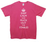 Keep Calm And Muck Out The Stables Printed T-Shirt - Mr Wings Emporium 