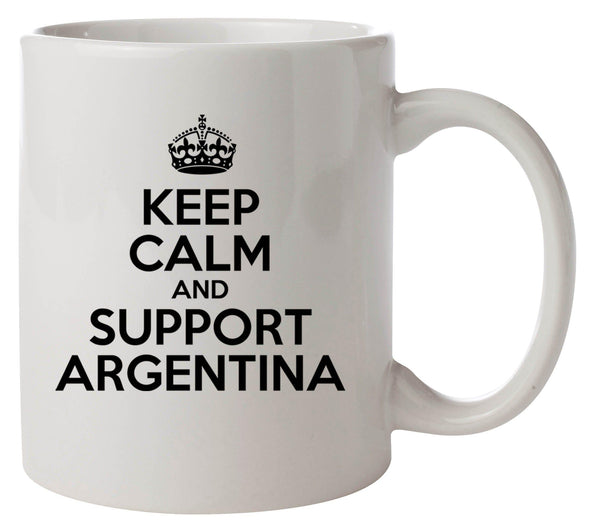 Keep Calm and Support Argentina Printed Mug - Mr Wings Emporium 