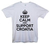 Keep Calm And Support Croatia Printed T-Shirt - Mr Wings Emporium 