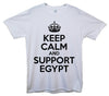 Keep Calm And Support Egypt Printed T-Shirt - Mr Wings Emporium 