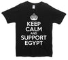 Keep Calm And Support Egypt Printed T-Shirt - Mr Wings Emporium 